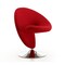 Manhattan Comfort Curl Swivel Accent Chair Set in Multi Colors: Red, Orange, Yellow, White, Grey, Blue, Red, & Purple 8-AC040 - alternate 5